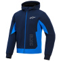 Motorradjacke Alpinestars Radium Tech Hoodie Night Navy Royal Blue