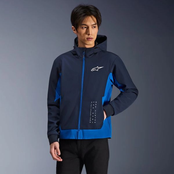 Alpinestars Radium Tech Hoodie Night Navy Royal Blue