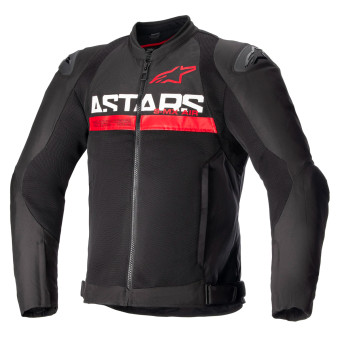 Motorradjacke Alpinestars Smx Air Black Bright Red