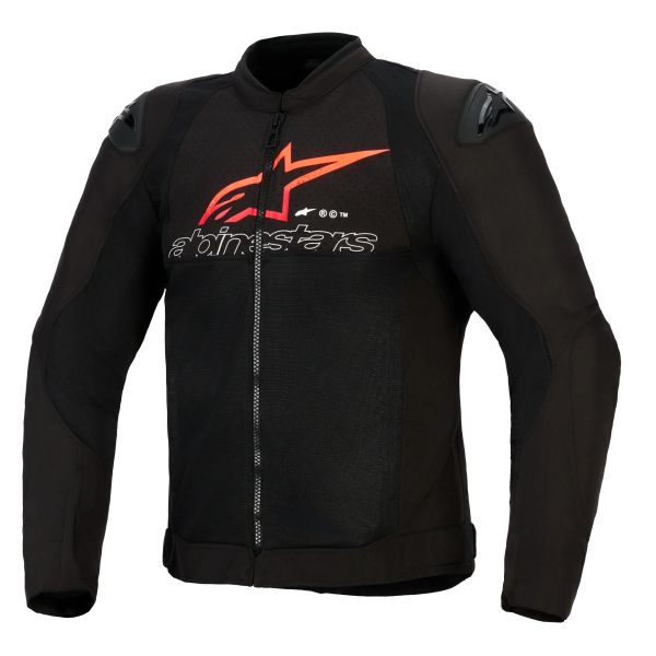 Motorradjacke Alpinestars Smx Air Black Bright Red White