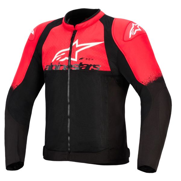 Motorradjacke Alpinestars Smx Air Bright Red Black