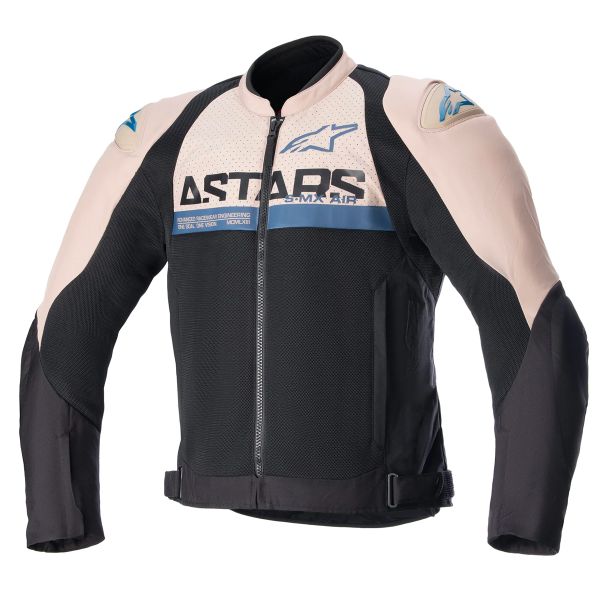Motorradjacke Alpinestars Smx Air Light Brown Black Sodalite Blue Motorradjacke Alpinestars Smx Air Light Brown Black Sodalite Blue