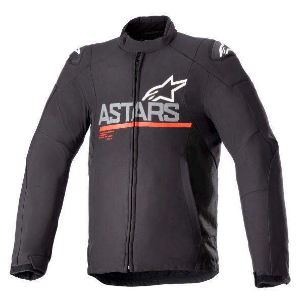 Motorradjacke Alpinestars SMX Waterproof Black Dark Grey Bright Red Motorradjacke Alpinestars SMX Waterproof Black Dark Grey Bright Red