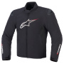 Motorradjacke Alpinestars SMX Waterproof Black White Bright Red