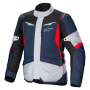 Motorradweste Alpinestars ST-1 Waterproof Dark Blue Black Bright Red