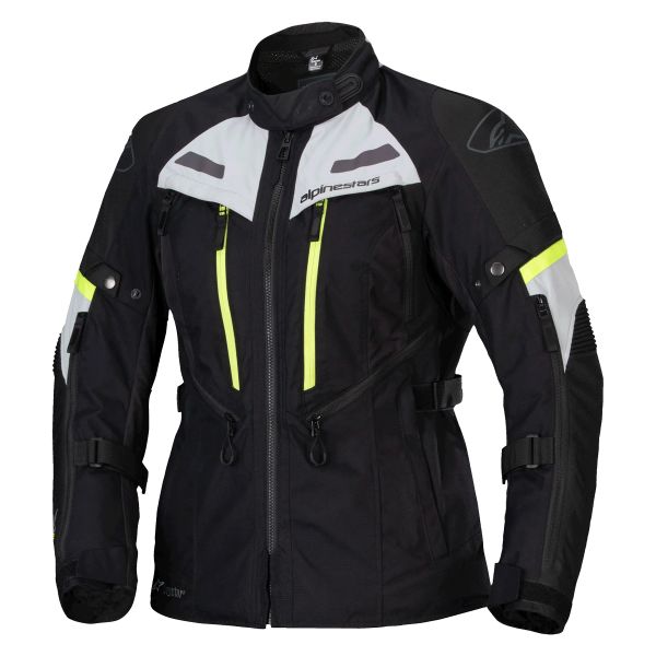 Motorradweste Alpinestars Stella Bogota Pro Drystar Black Ice Gray Yellow Fluo Motorradweste Alpinestars Stella Bogota Pro Drystar Black Ice Gray Yellow Fluo