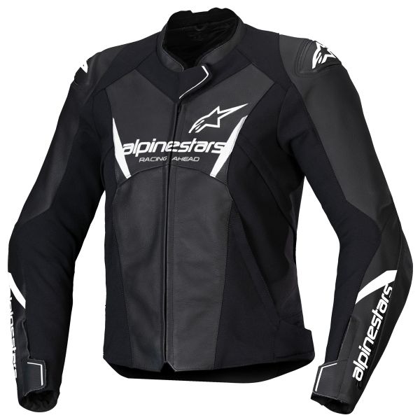 Motorradjacke Alpinestars Stella Faster V3 Black White Motorradjacke Alpinestars Stella Faster V3 Black White