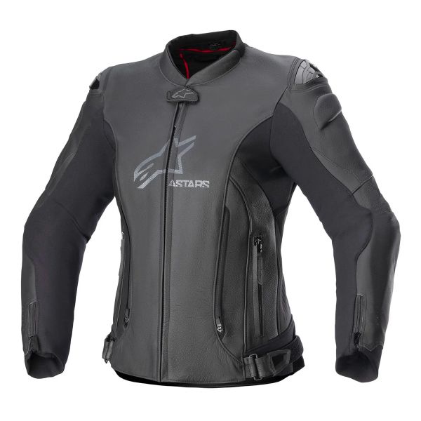 Motorradjacke Alpinestars Stella GP Plus V4 Black Black Motorradjacke Alpinestars Stella GP Plus V4 Black Black