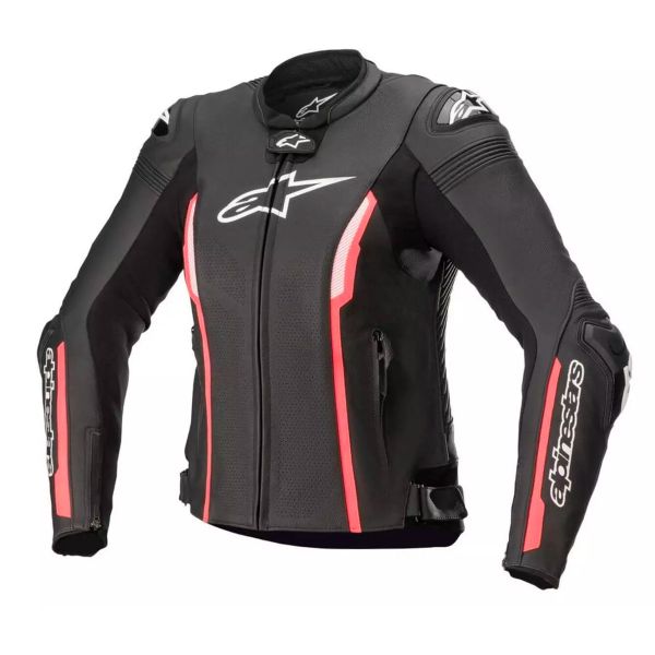 Motorradjacke Alpinestars Stella Missile V2 Black Diva Pink