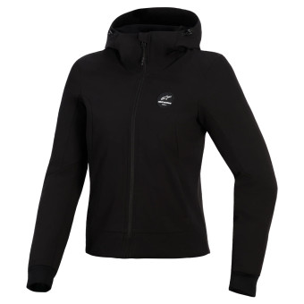 Motorradjacke Alpinestars Stella Radium Tech Hoodie Black