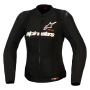 Motorradjacke Alpinestars Stella Smx Air Black White Red Fluo