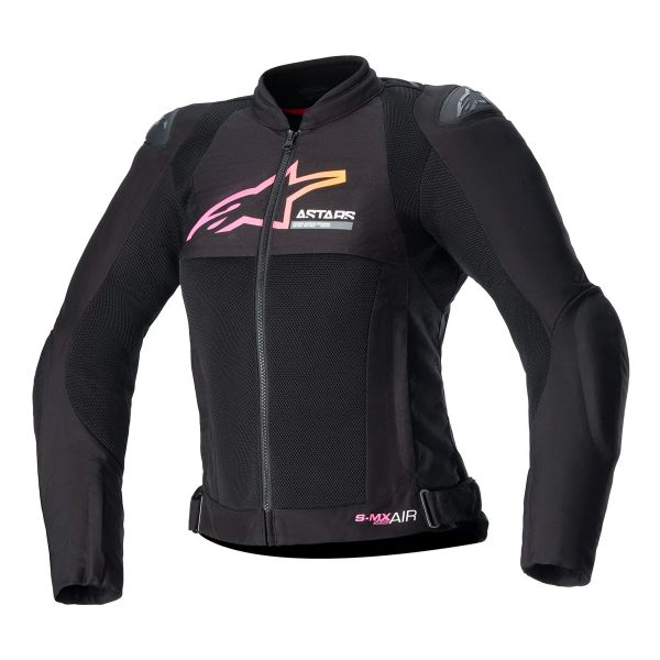 Motorradjacke Alpinestars Stella Smx Air Black Yellow Pink Motorradjacke Alpinestars Stella Smx Air Black Yellow Pink