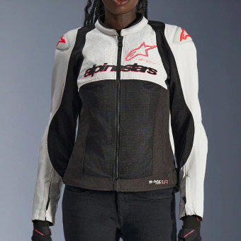 Alpinestars Stella Smx Air Ice Gray Black Coral Fluo