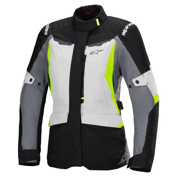Motorradweste Alpinestars Stella ST-1 Waterproof Ice Gray Black Yellow Fluo Motorradweste Alpinestars Stella ST-1 Waterproof Ice Gray Black Yellow Fluo