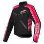 Motorradjacke Alpinestars Stella T-Dyno Air Black Bright Red Fuchsia