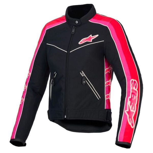 Motorradjacke Alpinestars Stella T-Dyno WR Black Bright Red Fuchsia Motorradjacke Alpinestars Stella T-Dyno WR Black Bright Red Fuchsia