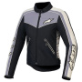 Motorradjacke Alpinestars Stella T-Dyno WR Black Dark Gray Ecru
