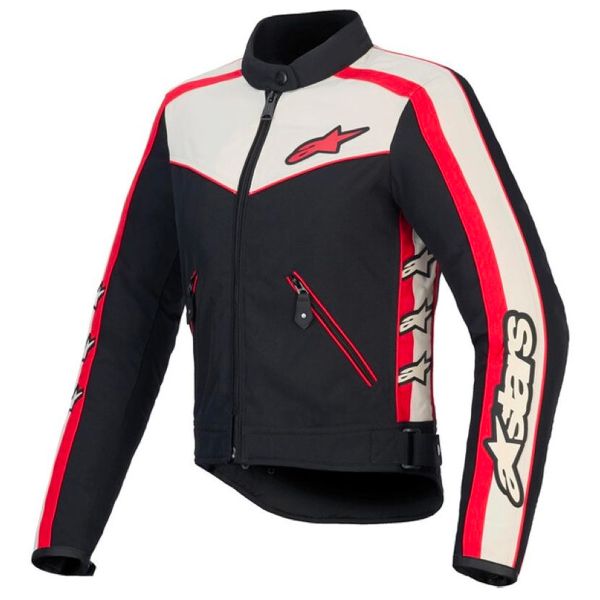Motorradjacke Alpinestars Stella T-Dyno WR Black Ecru Bright Red Motorradjacke Alpinestars Stella T-Dyno WR Black Ecru Bright Red