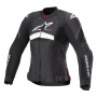 Motorradjacke Alpinestars Stella T-GP Plus R V4 Airflow Black White