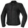 Motorradjacke Alpinestars Stella T-Jaws V4 WP Black Black