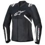 Motorradjacke Alpinestars Stella T-SPS Air V2 Black White