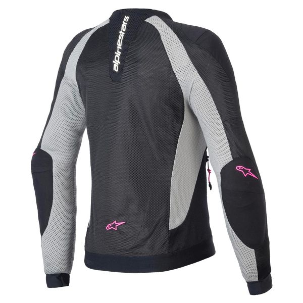 Alpinestars Stella Troop Air Black Ash Gray Pink Fluo