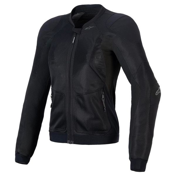 Motorradjacke Alpinestars Stella Troop Air Black Black Motorradjacke Alpinestars Stella Troop Air Black Black