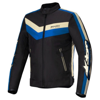 Motorradjacke Alpinestars T-Dyno WR Black Blue Ecru