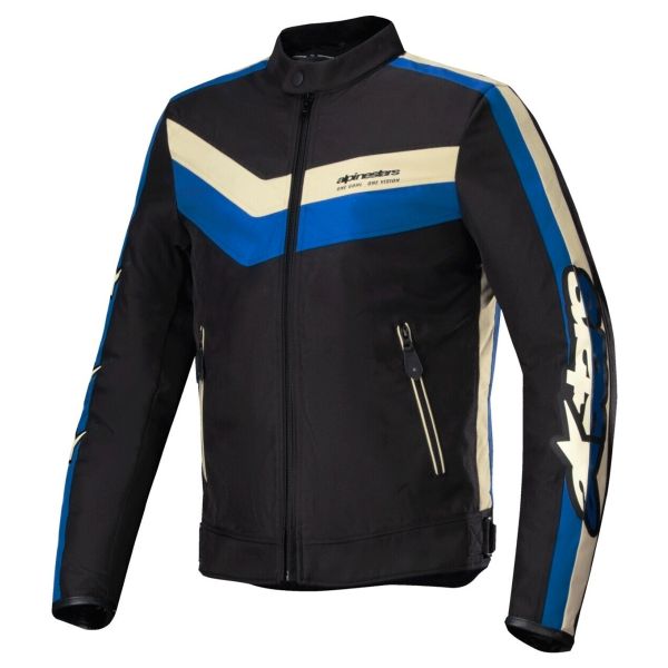 Motorradjacke Alpinestars T-Dyno WR Black Blue Ecru Motorradjacke Alpinestars T-Dyno WR Black Blue Ecru