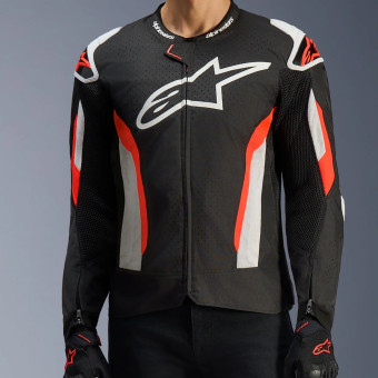 Alpinestars T-GP Air Black Red Fluo