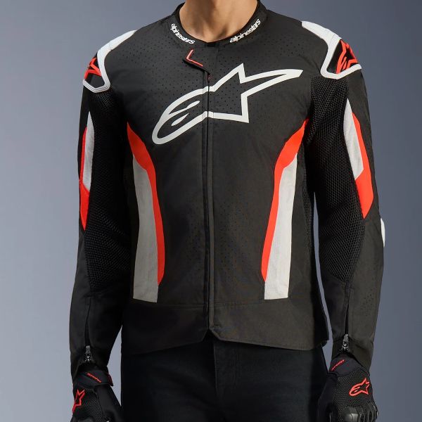 Alpinestars T-GP Air Black Red Fluo