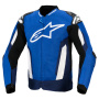 Motorradjacke Alpinestars T-GP Air Bright Blue Navy White