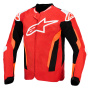 Motorradjacke Alpinestars T-GP Air Bright Red Red Fluo Black