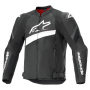 Motorradjacke Alpinestars T-GP Plus R V4 Airflow Black White