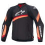 Motorradjacke Alpinestars T-GP Plus R V4 Black Red Fluo