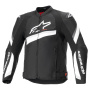 Motorradjacke Alpinestars T-GP Plus R V4 Black White