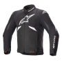 Motorradjacke Alpinestars T-GP R V3 Drystar Black White