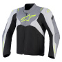 Motorradjacke Alpinestars T-JAWS V4 WP Black Ice Gray Dark Gray