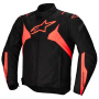 Motorradjacke Alpinestars T-Jaws V4 WP Black Red Fluo