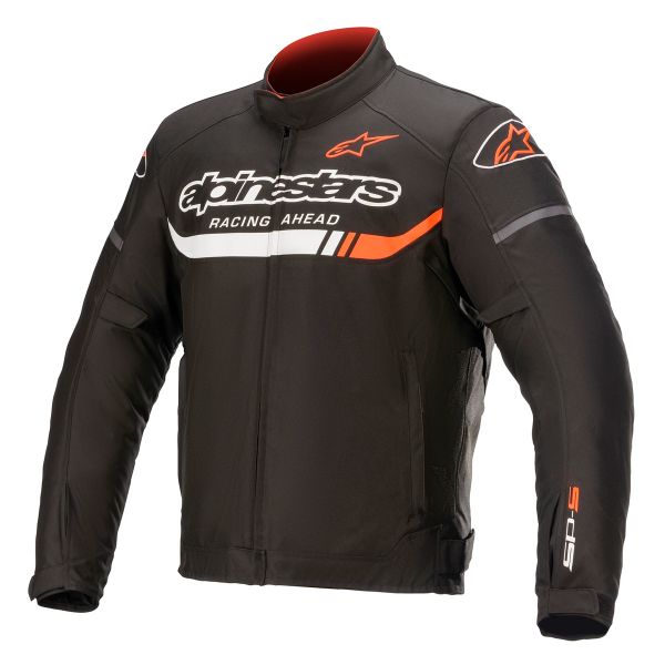 Motorradjacke Alpinestars T-SP S Ignition Waterproof Black White Red Fluo Motorradjacke Alpinestars T-SP S Ignition Waterproof Black White Red Fluo