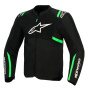 Motorradjacke Alpinestars T-SPS Air V2 Black Fluo Green