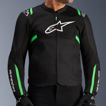 Alpinestars T-SPS Air V2 Black Fluo Green