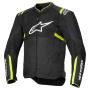 Motorradjacke Alpinestars T-SPS Air V2 Black Yellow Fluo