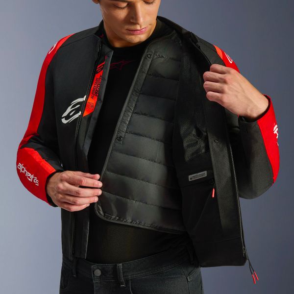 Alpinestars T-SPS V2 WP Black Red Fluo