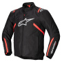 Motorradjacke Alpinestars T-SPS V2 WP Black White Red Fluo