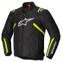 Motorradjacke Alpinestars T-SPS V2 WP Black White Yellow Fluo