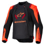 Motorradjacke Alpinestars T-Stunt Air Black Red Fluo Dark Red