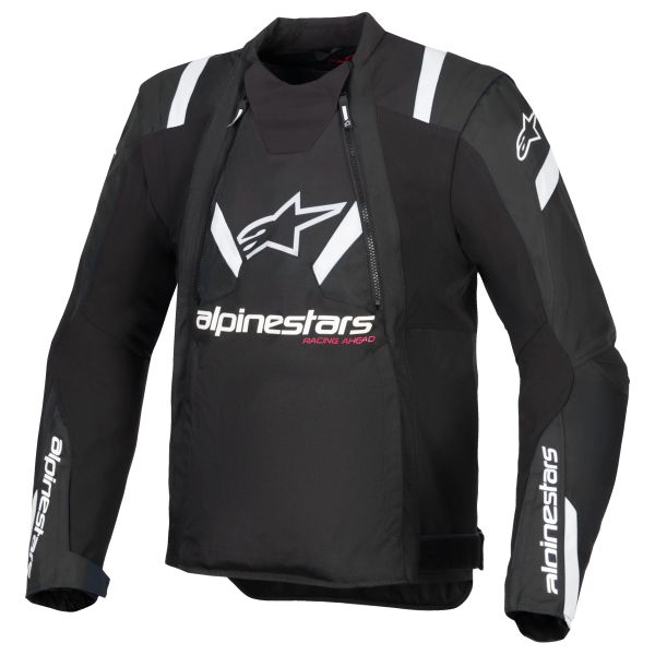 Motorradjacke Alpinestars T-Stunt Air Black White Motorradjacke Alpinestars T-Stunt Air Black White