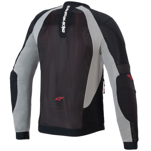 Alpinestars Troop Air Black Ash Gray Bright Red
