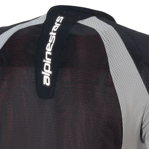 Alpinestars Troop Air Black Ash Gray Bright Red